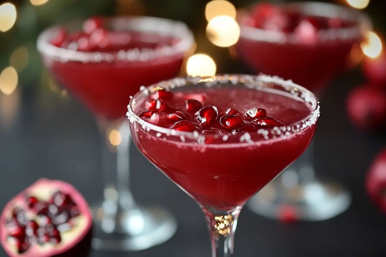 Pomegranate Martini Cocktail